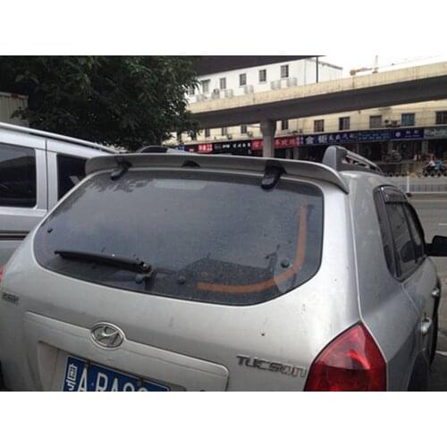 Use for hyundai tucson spoiler High Quality ABS Material Car Rear Wing Primer Color spoiler for hyundai tocson 2006-2013