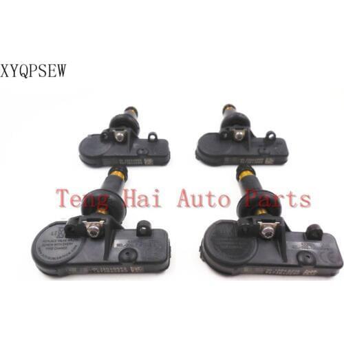 XYQPSEW OEM 9673860880 TPMS SENSOR SET 4 FOR 07-14 PEUGEOT CITROEN