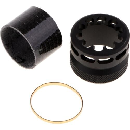 Carbon Fiber Lock Nut Extension Winding Check for Fishing Reel Seat Replacement Tackles for Fisherman