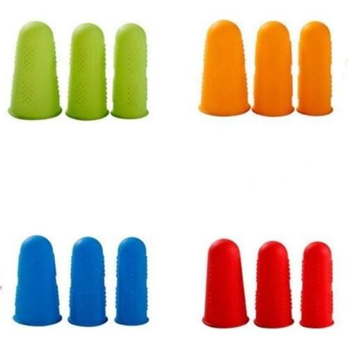 Creative Multifunctional Fingertips Gloves Latex Rubber Antislip Finger Cutter Protector For Garden Food Cutter Gloves Accessory