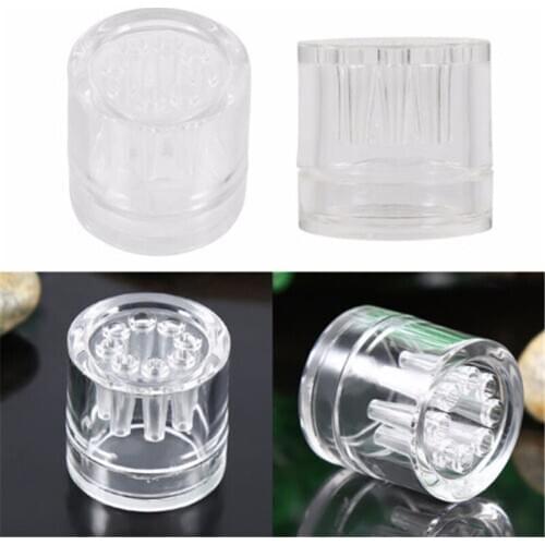 8 Hole Snail Trap Transparent Leech Vivarium Planarian Pest Catch Pen Red Bee Shrimp Worm Bait Feeding Box Aquarium Cleaner Tool