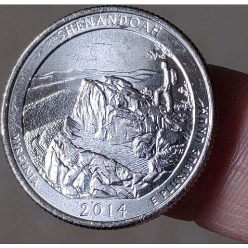 24mm US 25Cents America Coins Old Original Infrequent Coin Commemorative Edition 100% Real