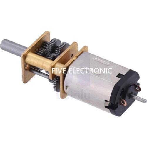 N20 Double shaft DC GEAR MOTOR, 3V,use for toy car \intelligent robot\model plane Reducer Motor with different RPM