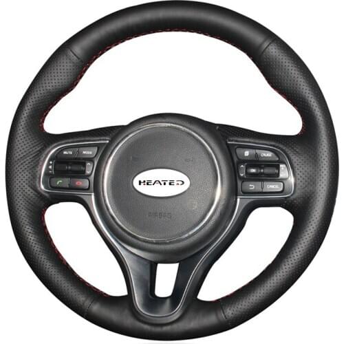 Braiding cover for steering wheel cover for Kia K5 Optima 2016-2018 Sportage KX5 2016-2019 Niro 2017-2019 Steering Cover for Kia