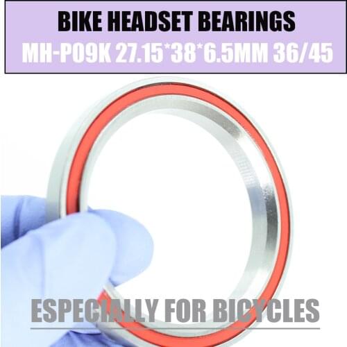 Bike Headset Bearings MH-P09K 27.15*38*6.5mm 36/45 2PCS ACB Road MTB Angular Contact Bicycle Bearing MH P09K