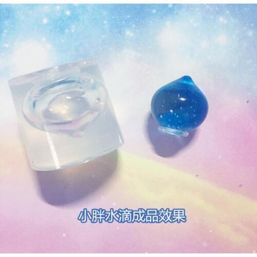 Transparent Silicone Mould Dried Flower Resin Decorative Craft DIY 3D Cute water drop shpe Type epoxy resin molds for jewelry