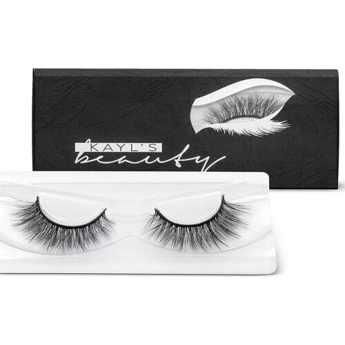 Layla Natural Silk False Eyelash Eyelashes Soft Long Eyelash Extension Handmade Fluffy Eyelash Women Makeup Beauty Mascara