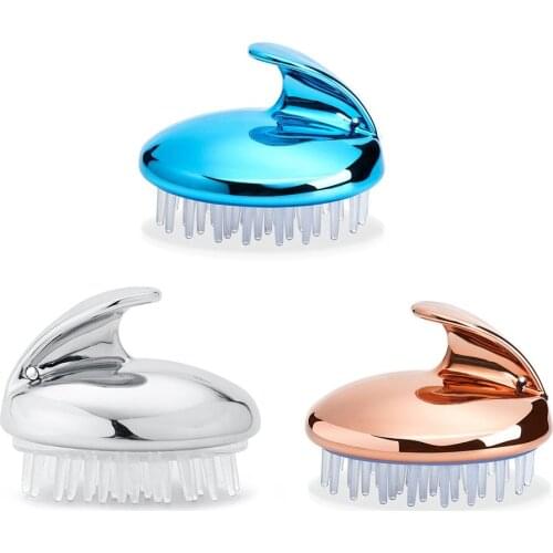 Silicone Shampoo Massage Brush Relieving Itching And Scratching Head Brush Shampoo Brush Shampoo Comb
