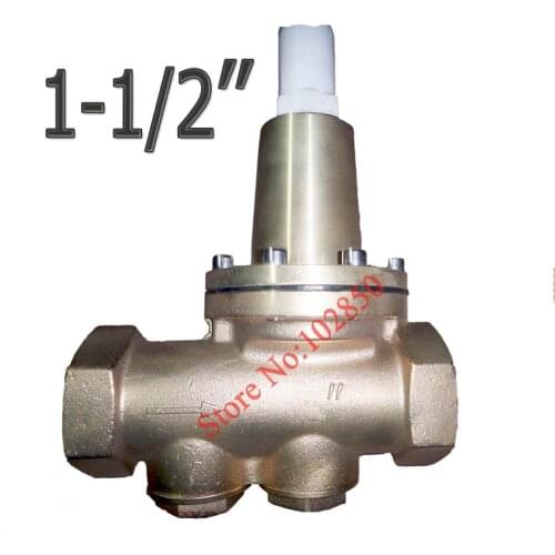 Brand New Female G1-1/2''(DN40) connection,200P Adjustable Brass Water Pressure Reducing Valve,built-in filter screen