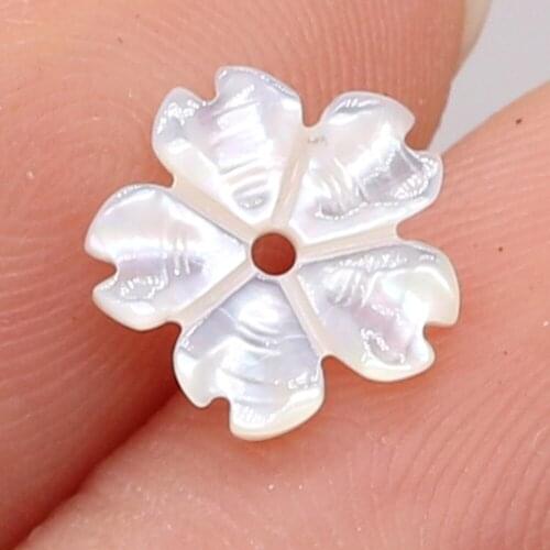 1 Pcs Natural Freshwater White Shell Petal Pendant Loose Bead Crafts Handmade DIY Necklace Bracelet Earring Jewelry Accessories