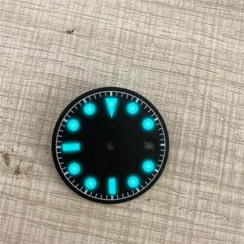 30.5MM Watch Dial for ETA 2824 Automatic Watch Movement Replacement Blue Luminous Dial for ETA 2824 Automatic Movement