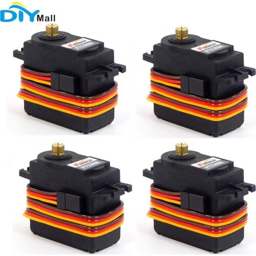 4PCS Feetech FT5309R 6V 160RPM 360 Degree Digital Servo High Speed Continuous Rotation Servo Standard Size for RC Car