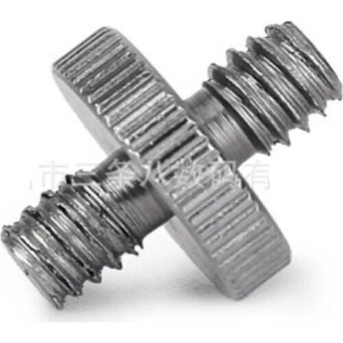 5pcs 1/4-1/4 1/4- 3/8" steel with nickel Screws Adapter Camera Bracket Tripod Monopod Studio Light Stand Quick Release Plate