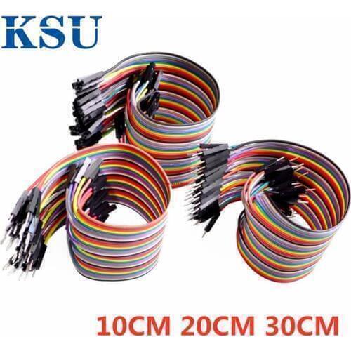 5*40p 20cm Dupont Wire Cable Line Female to Female jumper JST cable wires dupont 1p -1p Connector for arduino