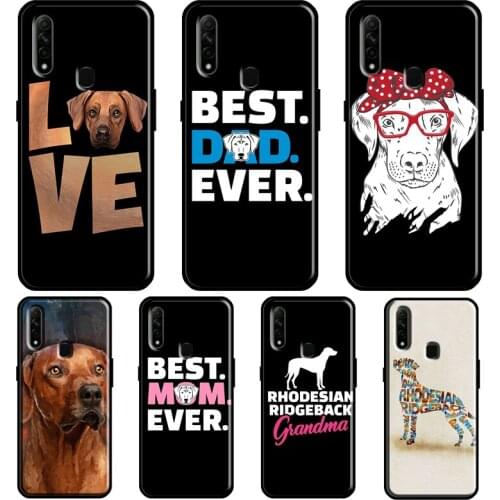 Rhodesian Ridgeback Dog Case For OPPO A53 A31 2020 A5 A9 A15 A52 A72 A92 A1K A83 A91 A5S Find X3 Pro Reno 2Z Cover