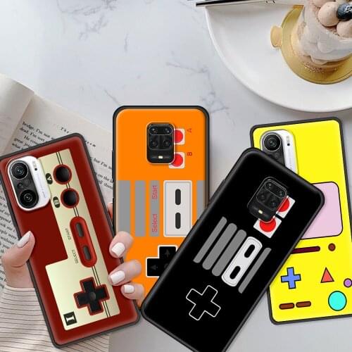Cover For Redmi Note 10 9 8 7 Pro Max Oldstyle Classic Gamepad Joystick TPU Cellphone Shell for REDMI K40 K30 K20 9i 7a 6a