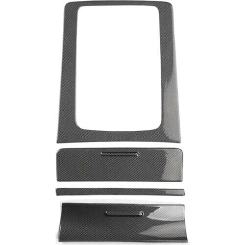 For Mitsubishi Lancer-ex 2010-2016 LHD Car Gear Shift Panel Frame Trim ABS Styling Molding 4pcs/set