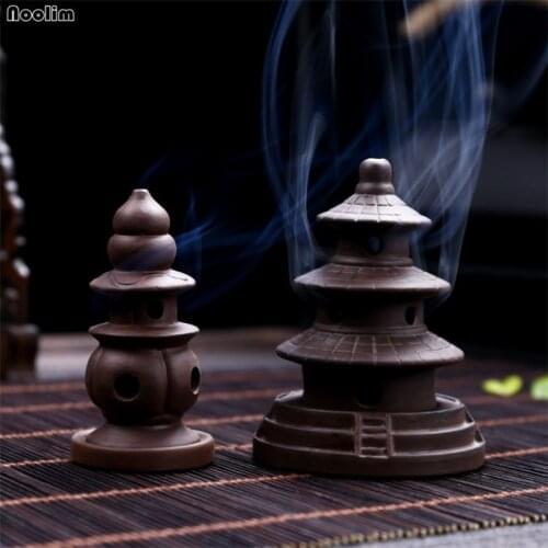 Tortoise Backflow Incense Burner Ceramic Smoke Waterfall Tower Incense Holder Creative Home Teahouse Decor Temple Fragrance
