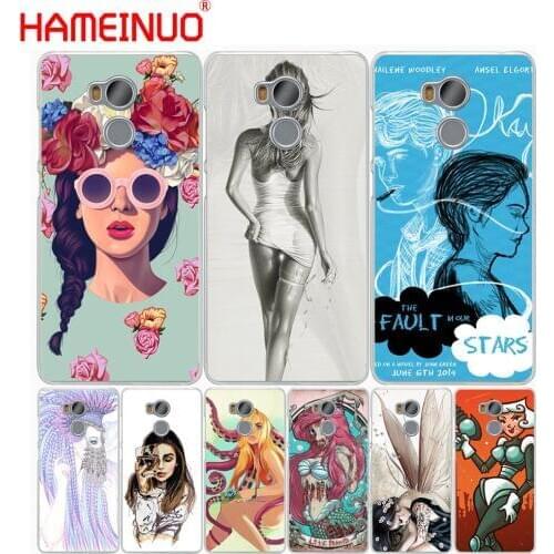 HAMEINUO The Girl With Wine Glass Design Cover phone Case for Xiaomi redmi 4 1 1s 2 3 3s pro note 4 4X 4A 5A