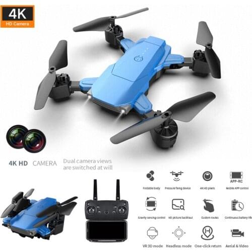 K2 Dual Camera Four-Axis Aircraft Folding UAV High Definition 4K Aerial Remote-Control Aircraft Rc Drone Camera Drone
