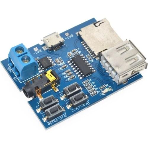 Free Shipping TF card U disk decoder board module amplifier decoding audio Player MP3 Format