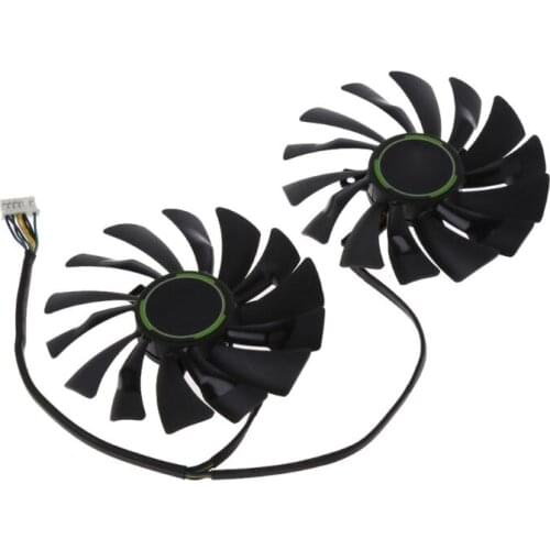 2pcs 95MM PLD10010S12HH 6Pin Graphics Video Card Cooler VGA Fan For MSI GTX970 GeForce GTX 970 GAMING Dual Fans Twin Cooling Fan