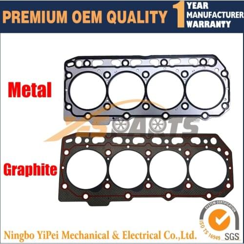 New Head Gasket for Yanmar 4TNV88 Engine