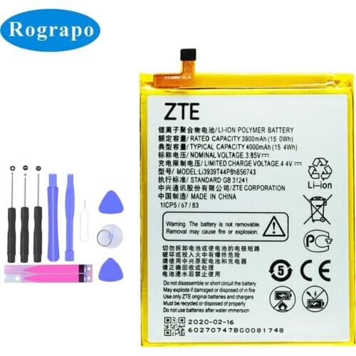 New Original 4000mAh Li3939T44P8h856743 Replacement Mobile Phone Battery For ZTE Blade A3 A0616