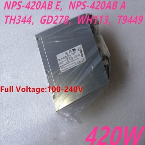 New PSU For Dell PE840 PE830 PE800 420W Power Supply NPS-420AB E NPS-420AB A TH344 GD278 WH113 T9449