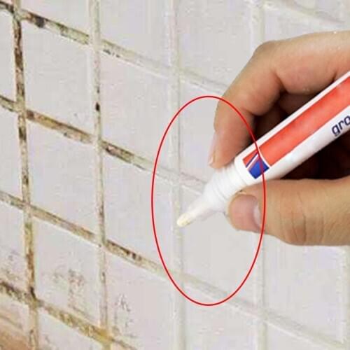 New Mouldproof Home Tile Grout Marker Repair Wall Pen White Grout Marker Odorless Non Toxic for Tiles Floor Wholesale