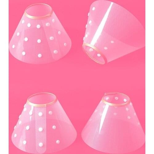 Legendog Cat Recovery Collar Plastic Adjustable Cat Cone Pet Cone Pet Cat Dog Printed Elizabeth Circle Pet Protection Collar