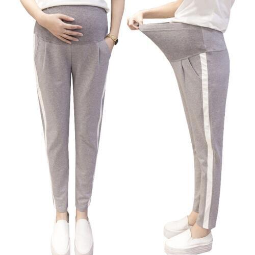 Casual Trousers For Pregnant Women Clothing Maternity Pants Cotton Sport Pregnancy Clothes Gravida Wear Autumn Loose Pants