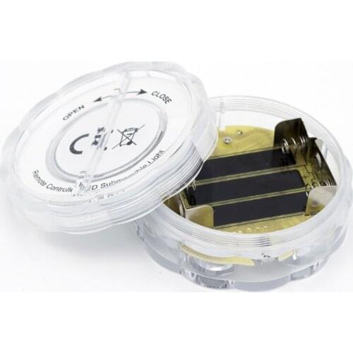 Practical Submersible LED Lights Waterproof LED Color Changing Underwater Electric Tea Round Light Lamp with Remote Control