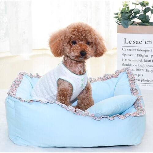 Printed Rectangle Dog Cat Bed Self-Warming Pet Bed - Deluxe Premium Bedding with Cozy Inner Cushion Slip-Resistant Oxford Bottom