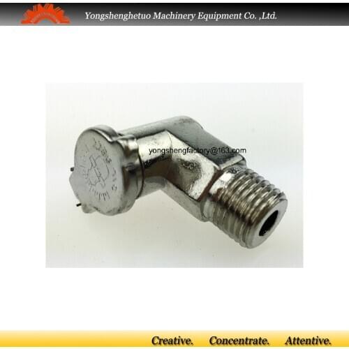 R1/8 thread zinc Spring cap right angle oiling cup SYB-318 for centralized lubrication system CNC machine centre