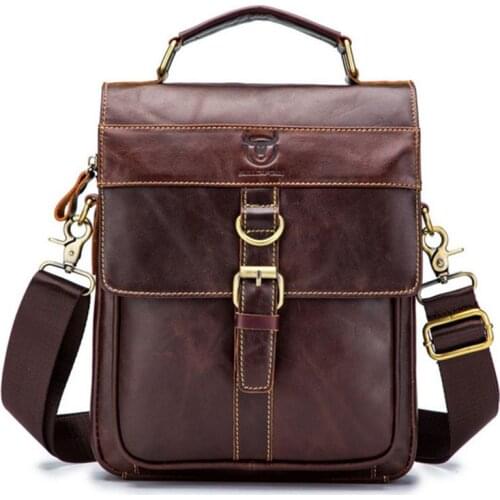 Weysfor Genuine Leather Mens Messenger Bag Shoulder Bags for Men Crossbody Bags Small Man Designer Shoulder Handbag Bolso Male