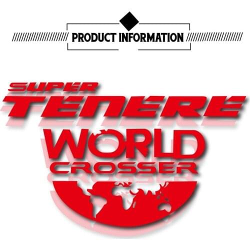 New motorcycle bicycle reflective waterproof sticker tank decaling helmet LOGO for super tenere supertenere world crosser