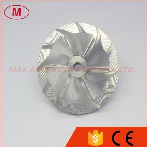 TA51 441792-0007 64.23/90.96 mm 6+6 blades turbo billet/milling/aluminum 2024 compressor wheel for 452020-0001/452070-0001