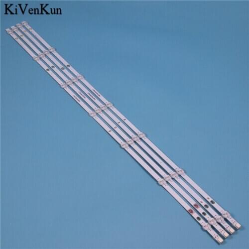 TV LED Backlight Strips For Polaroid P43D300 P43FP0037A LED Bars Kit Band 17DLB43VLXR1 LB43007 V0_04_38S Ruler VES430UNDL-2D-N01