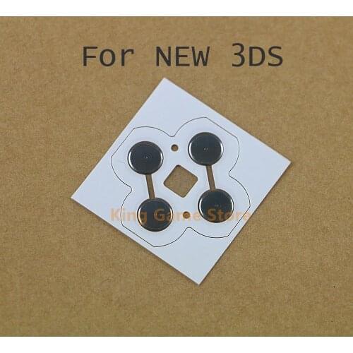 100pcs/lot Replacement Metal Conductive Film For New 3DS D-pad Touches Boutons ABXY Electronic Button Circuit PCB for New 3DS