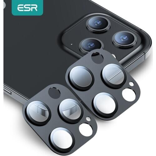 ESR Camera Len Film for iPhone 12 Camera Len Glass Screen Protector for iPhone 12 mini 12 Pro Max Tempered Glass Protective 2PCS