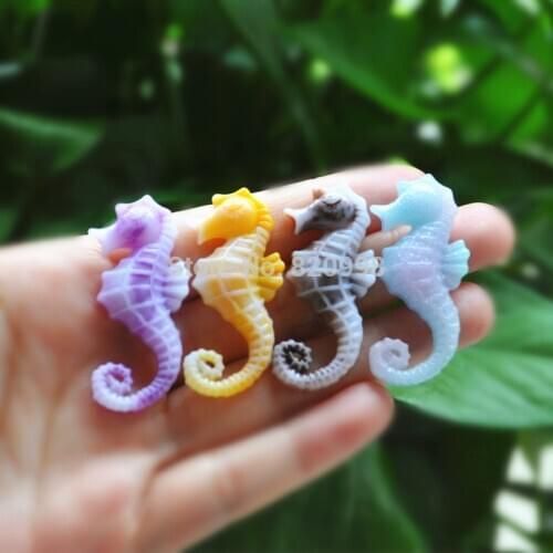 30pcs/lot Cute Ocean Animal Flatback Resin Cabochons for Phone case diy Decorating Sea star/ horse/turtle
