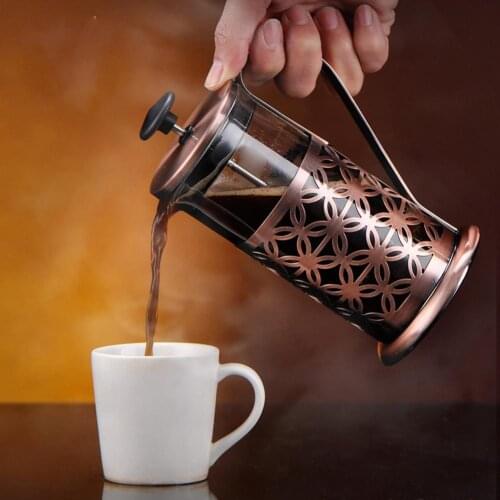 350ml Stainless Steel French Press Coffee Maker hot wayer for coffie Pour Over Household Tea Pot Mug Coffee Pots