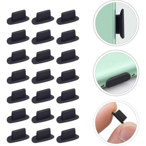 50Pcs Mobile Phone Silicone Dustproof Plugs Phone Charger Port Protectors