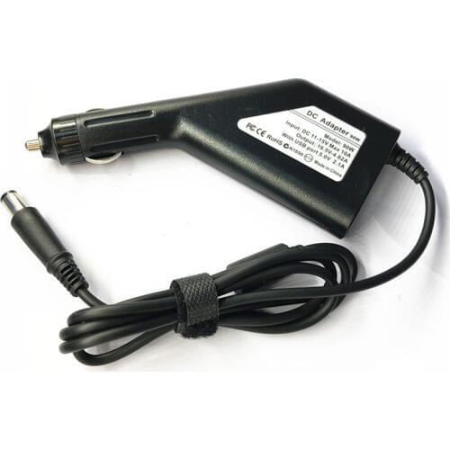New 19.5V 4.62A Car Charger 7.4x 5.0mm Adapter For Dell Notebook Laptop Round Hole with Needle Computer Cables & Connectors