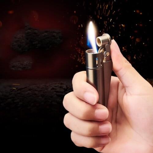 Mini Petrol Kerosene Lighter Metal Flint Lighters Smoking Accessories Gadgets For Men Cigarettes Lighter