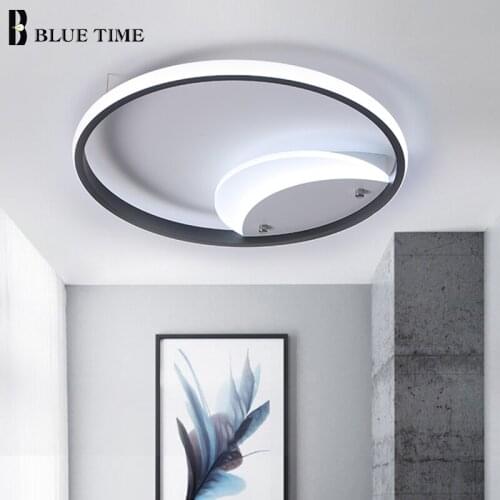 Black&White Modern Ceiling Light Home Led Ceiling Lamp 110v 220v For Living Room Bedroom Dining Room Indoor Creativity Fixture
