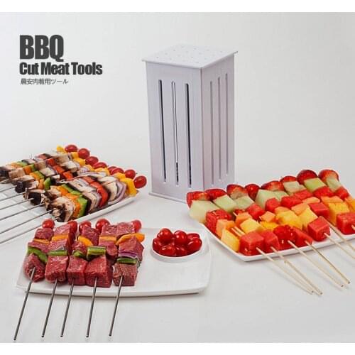 BBQ Kebab Maker Cut Meat Tools skewered machine