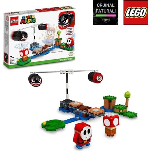 LEGO Super Mario 71366 Boomer Bill Damfire Supplement Adventure Set Building Set Creative Collectible Toy for Kids