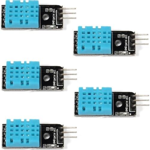 5PCS Temperature Humidity Sensor Module Digital DHT11 for Arduino Raspberry Pi 2 3